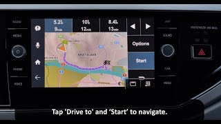 How To Drive with Sygic Car Navigation with MirrorLink Infotainment System [upl. by Wilbert]