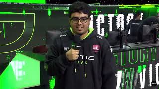 Optic Illey Interview After the Win Against NYSL [upl. by Anselma193]