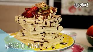 WAFFLES SALUDABLES DE AVENA junto Connie Achurra [upl. by Akselaw799]