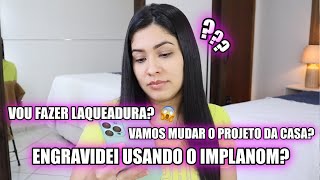 JÁ TEMOS OS NOMES DO BABY ENGRAVIDEI COM O IMPLANOM Juliane Jocoski [upl. by Fitting629]