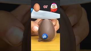 EGG 🆚 KINDER JOY  KON JITEGA BATAO shortvideo [upl. by Vin291]