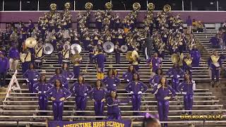 St Augustine HS Marching 100 VS Carencro  First Half Highlights  Playoffs Week 1 [upl. by Luahs]