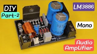 LM3886 MONOLITHIC HIFI GAINCLONE DIY Amplifier Board • Part2 • HINDI • DIY Amplifier • FT JLCPCB [upl. by Nibbor277]