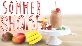 Bestes Sommer Shake Rezept  Gesunde Ernährung in 3 Min  VERONICAGERRITZENDE [upl. by Tisha]