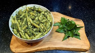 🌿🌿Makarona me Salcë Pesto Shije e Pakrahasushme🌿🌿  Easy Pesto Pasta Recipe [upl. by Bittner877]