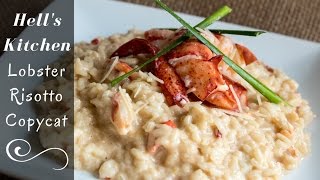 Lobster Risotto Copycat Hells Kitchen Gordon Ramsay Recipe [upl. by Eevets]