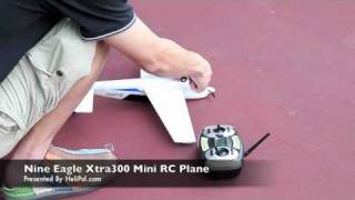 HeliPalcom  Nine Eagle Xtra 300 Mini RC Plane Test Flight 01 [upl. by Nollid510]