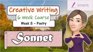 Creative Writing Week 5  Sonnet [upl. by Namijneb385]