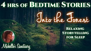 4 HRS Continuous Relaxing Stories for Sleep  INTO THE FOREST  Cozy Bedtime Stories for GrownUps [upl. by Peppie240]