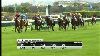 Vidéo du Quinté  de Jeudi 08 Septembre 2011 à Longchamp  Chute du N° 5 9 et 12 [upl. by Volnak]