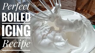 Boiled Icing RecipeSuper Stable [upl. by Adnolohs731]