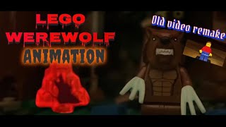 Werewolf Transformation Remake Lego Animation Halloween [upl. by Merrily]