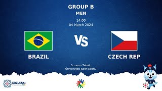 BRAZIL vs CZECH REP  Futsal DEAFLYMPICS ERZURUM 2024  Men Group Stage [upl. by Reffotsirhc42]