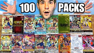 Opening 100 CLASSIC Yugioh Packs For The 2024 NEW YEAR [upl. by Kenay]