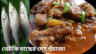 Bhetkir dopeyaja in bengoli styleSpecial recipe of barramundi fishBhetki macher onions curry [upl. by Ydoow848]