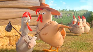 Crazy Chicken Dance 2  Funny Chicken Song  Axel F Official Video Ding Ding [upl. by Dorry]