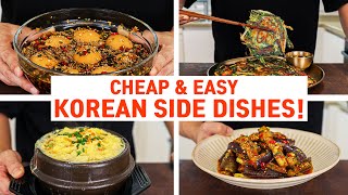 These Cheap Easy amp Delicious Korean Side Dishes Will Change Your LIFE [upl. by Corrinne]