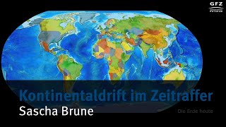 Kontinentaldrift im Zeitraffer [upl. by Oremor]