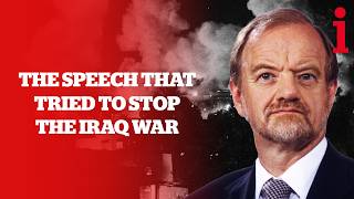 The Speech That Tried To Stop The Iraq War  Parliaments Greatest Speeches 2 [upl. by Llewej]