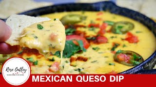 Queso Dip  How to make Mexican Cheese Dip  Queso Recipe [upl. by Fallon]