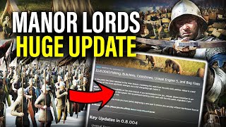 THIS IS INCREDIBLE I Am LOVING The New Update To Manor Lords [upl. by Netsirc342]