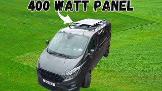 Can You Make your Van Off Grid Using Solar Domestic Panels [upl. by Notsuoh933]