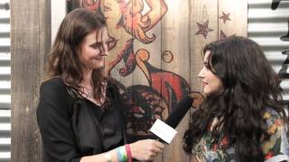 Sailor Jerry Ink City at Bestival 2011  Alex Winston interview [upl. by Clarissa]