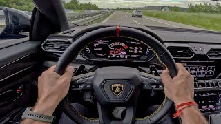 POV 288kmh in the Novitec Lamborghini Urus S Esteso [upl. by Esinad]