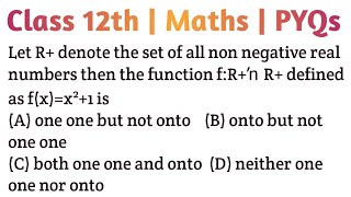 Let R denote the set of all non negative real numbers then the function fR→R defined as fxx² [upl. by Aiekahs554]