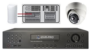 Trigger Video Surveillance Recording on DVR with Burglar Alarm Sensors [upl. by Nitas]