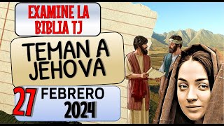 🔵 TEMAN A JEHOVÁ ✅EXAMINE LA BIBLIA TJ [upl. by Placeeda597]