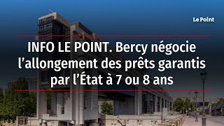 INFO LE POINT Bercy négocie l’allongement des prêts garantis par l’État à 7 ou 8 ans [upl. by Gnouhk]