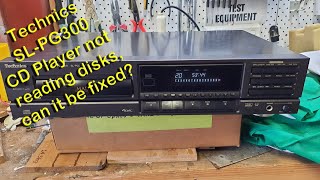 Technics SLPG300 CD Player Repair  not reading disks [upl. by Pritchett544]