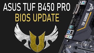 How To Update ASUS TUF B450 Pro Gaming Bios With USB [upl. by Butte507]