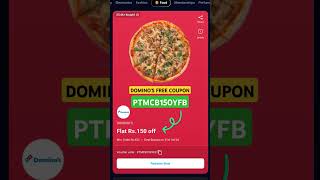 Dominos Free Coupon Code  Dominos Pizza Free Coupon  Free Dominos Coupon dominospizza [upl. by Kauffmann]