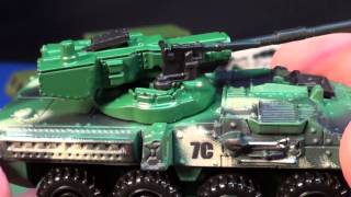 Real Working Rigs Stryker M1 128 MGS from Matchbox RWR [upl. by Anemolihp]