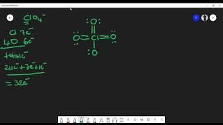 Perchlorate Lewis Structure ClO4 [upl. by Otrebile]