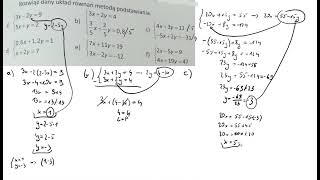 5 22 Rozwiąż dany układ równań metodą podstawiania [upl. by Fagaly]