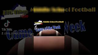 Thursdays Middle School Football Game of the Week BigThings [upl. by Narda47]