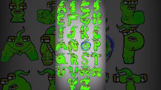 ALPHABET LORE AZ but everyone GREEN ALPHABET LORE ANIMATION MEME  abcdefghijklmnopqrstuvwxyz [upl. by Elish]