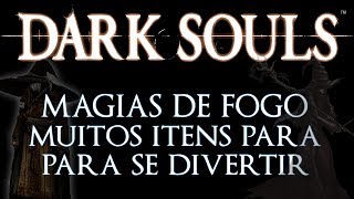 Detonado Dark Souls 23  Guia Classe Sorcerer  Magias de Fogo e Muitos Itens [upl. by Granniah]