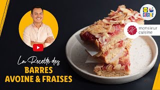 Barres avoine et fraises pour le petit déjeuner  Lidl Cuisine [upl. by Clorinde]