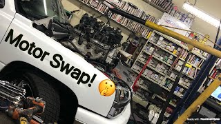 LQ9 60L Motor Swap in RST Silverado Part 1 [upl. by Ariay]