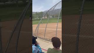 5 year old hits another dinger deep Yucaipa little league baseball 2023 [upl. by Joeann]