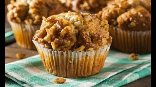 Healthy Banana Nut Muffins Recipe  Banana Muffins  Tasty Recipe [upl. by Compte]