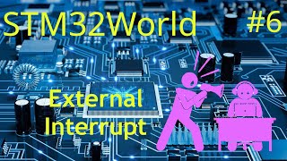 STM32 Tutorial 6  External Interrupt [upl. by Htederem]