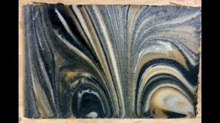 Spiraled Drop Swirl Soap  Frankincense and Myrrh Scented [upl. by Nagek828]