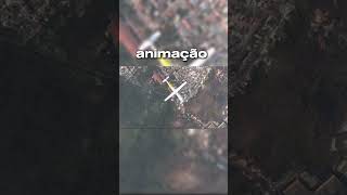 Animação VS vida realvoepass 2283 shorts aviao acidentesdomesticos aeronave aviation [upl. by Airekat]