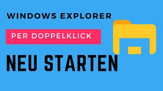 Windows Explorer per Verknüpfung neu starten [upl. by Nirrat]