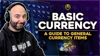 Basic Currency PoE  Learn how each Currency Item works in Path of Exile [upl. by Aerdnua]